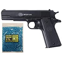 COLT® Lote-Pack NFL Airsoft Pistola 1911 a1 h.p.a. (Joule &lt-0-5) con un tobogán de Metal MAS 1000 Bolas 0.12GR PVC 6mm…